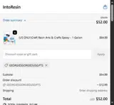 GEORGIESGORGEOUSGIFTS coupon verification screenshot