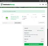 WELCOME coupon verification screenshot