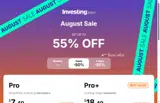 Investing Pro Plus coupon verification screenshot