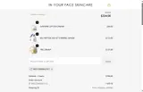 IN YOUR FACE SKINCARE coupon verification screenshot