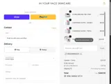 IN YOUR FACE SKINCARE coupon verification screenshot