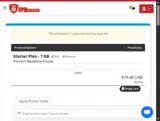 FREEDOM25 coupon verification screenshot