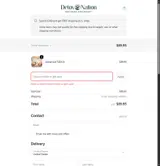 SHARONNMAISON coupon verification screenshot