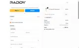 RADDYWAVE coupon verification screenshot