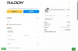 RADDYWAVE coupon verification screenshot