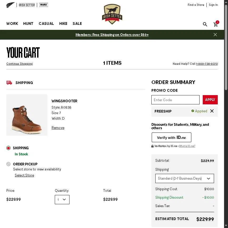 Irish Setter coupon code tested [monthyear] – Coupons Scout