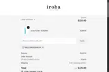 iroha US Store coupon verification screenshot