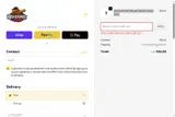 WELCOME10! coupon verification screenshot