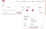 SPECIAL10 coupon verification screenshot