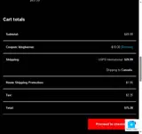 KINGBURRUS coupon verification screenshot