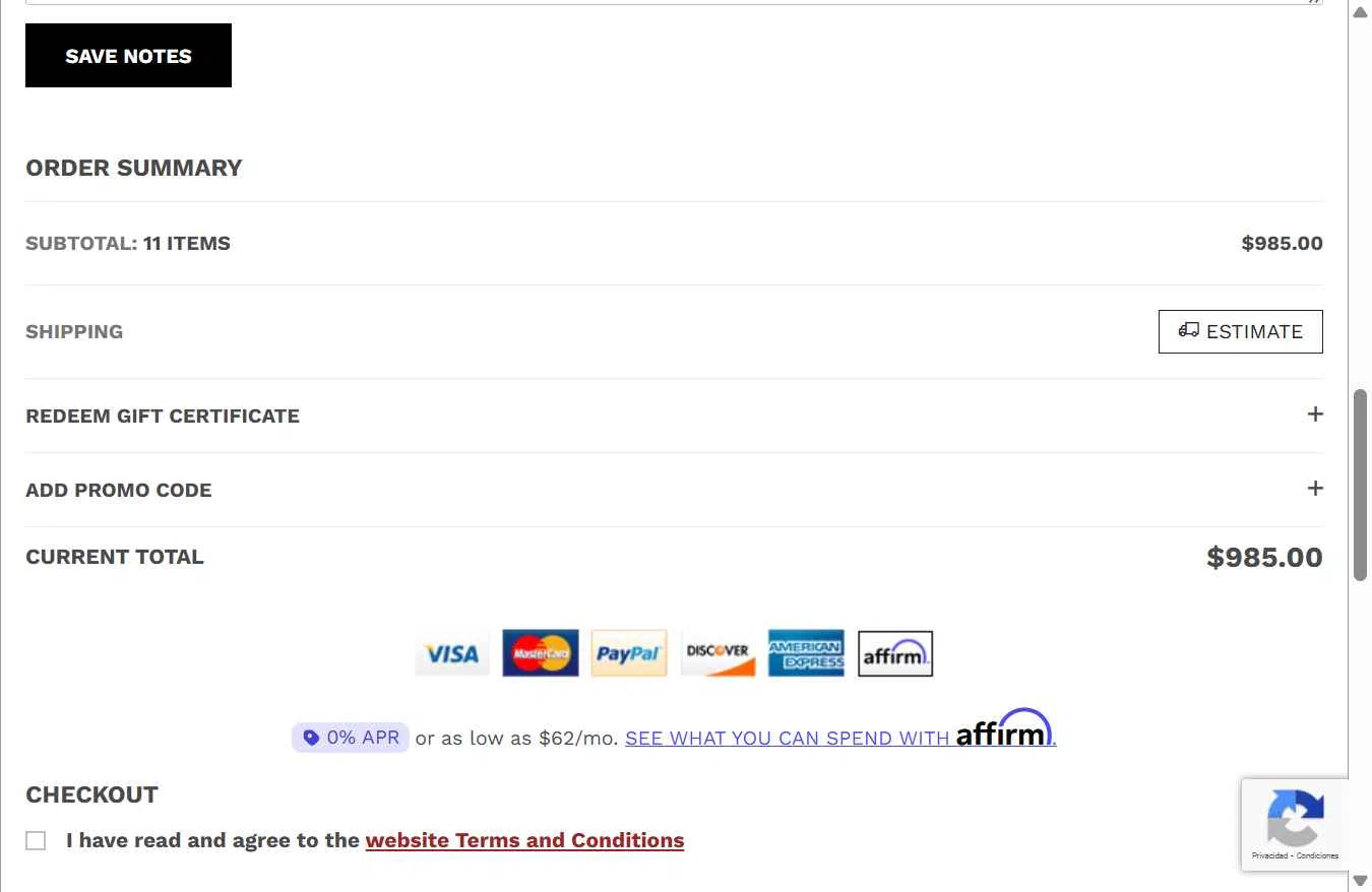 Ironmaster checkout page showing Ironmaster promo code box | Screenshot taken by SimplyCodes community member on Nov 18, 2025