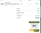 WELCOME10 coupon verification screenshot