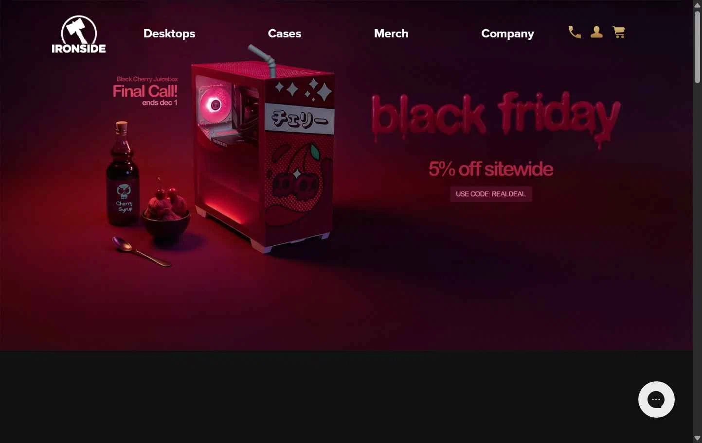 Ironside Computers checkout page showing Ironside Computers promo code box | Screenshot taken by SimplyCodes community member on Nov 28, 2025