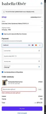 SUMMER15 coupon verification screenshot