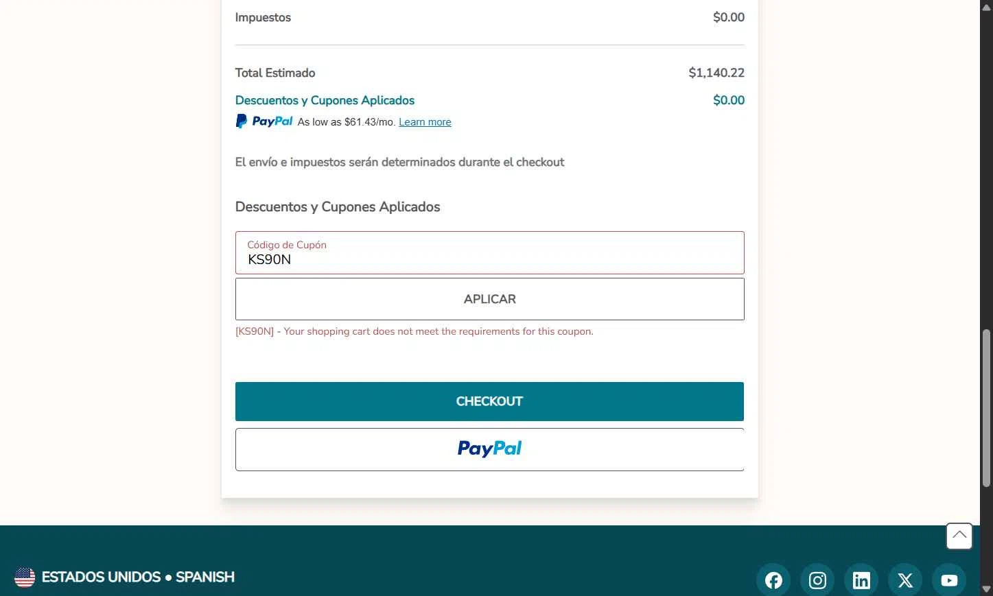 Isagenix checkout page showing Isagenix coupon code box | Screenshot taken by SimplyCodes community member on Oct 13, 2025