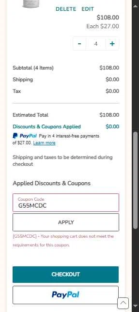 Isagenix checkout page showing Isagenix coupon code box | Screenshot taken by SimplyCodes community member on Sep 27, 2025