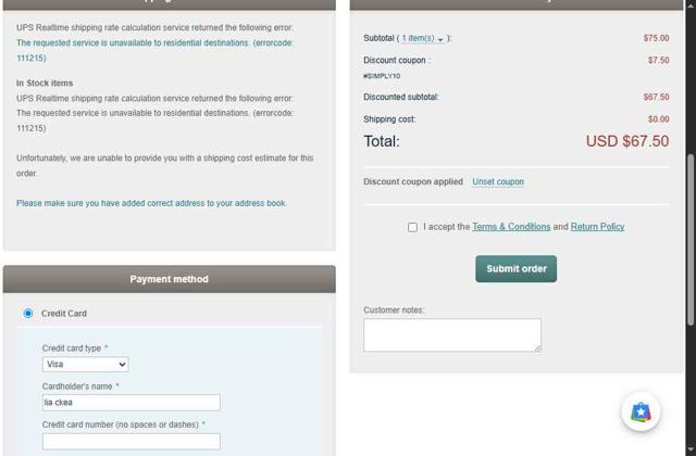 Island Importer checkout page showing Island Importer discount code box | Screenshot taken by SimplyCodes community member on Aug 8, 2025