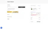 Island Slipper coupon verification screenshot