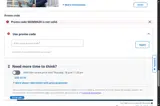 ITA Airways US coupon verification screenshot