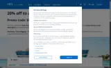 ITA Airways US coupon verification screenshot