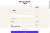 Italia Chains coupon verification screenshot