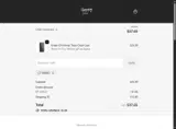 5XEGO coupon verification screenshot