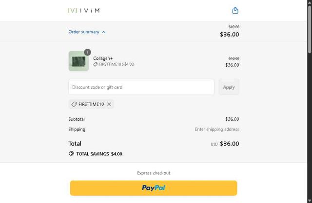 Ivím Health checkout page showing Ivím Health promo code box | Screenshot taken by SimplyCodes community member on Sep 4, 2025