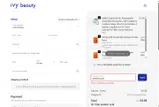 Ivy Beauty coupon verification screenshot