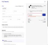 Ivy Beauty coupon verification screenshot