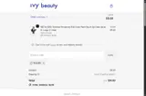 Ivy Beauty coupon verification screenshot