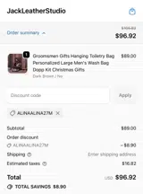ALINAALINA27M coupon verification screenshot
