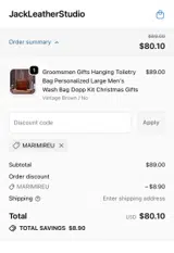 MARIMIREU coupon verification screenshot