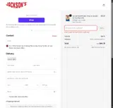 Jackson’s coupon verification screenshot