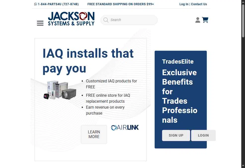 Jackson Systems checkout page showing Jackson Systems coupon code box | Screenshot taken by SimplyCodes community member on Jan 4, 2026