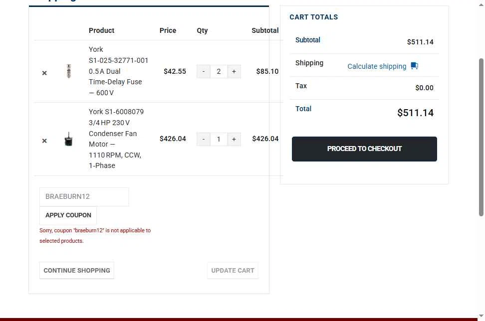 Jackson Systems checkout page showing Jackson Systems coupon code box | Screenshot taken by SimplyCodes community member on Dec 6, 2025