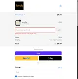 Jacob Bar coupon verification screenshot