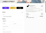 James Street Co coupon verification screenshot
