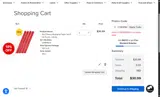 CYBERWEEK15 coupon verification screenshot