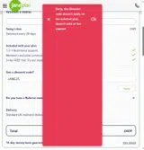 JANE25 coupon verification screenshot