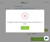 TREATYOURSELF10 coupon verification screenshot