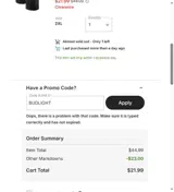 BUDLIGHT coupon verification screenshot