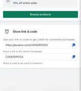 CASADEPOCA coupon verification screenshot