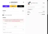 J. Brooks coupon verification screenshot