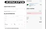 JConcepts coupon verification screenshot