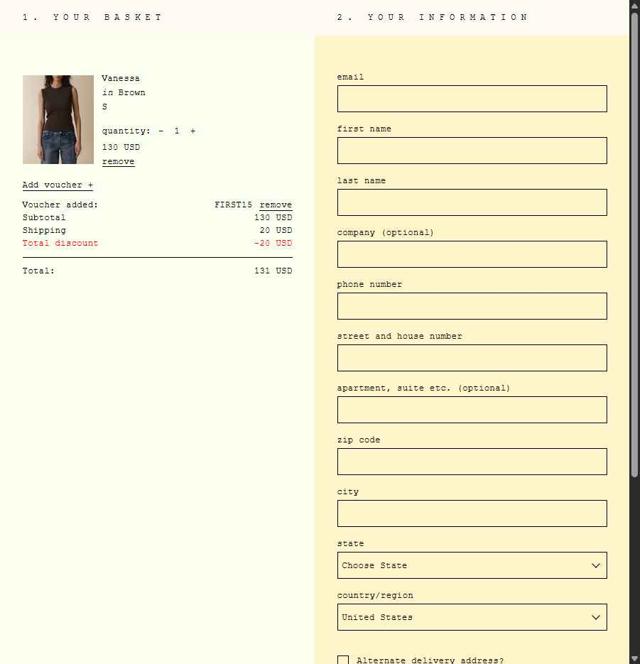 Jeanerica checkout page showing Jeanerica promo code box | Screenshot taken by SimplyCodes community member on Jul 21, 2025