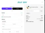 Jelly Wax coupon verification screenshot