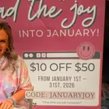 JANUARYJOY coupon verification screenshot