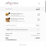 JOEE10 coupon verification screenshot