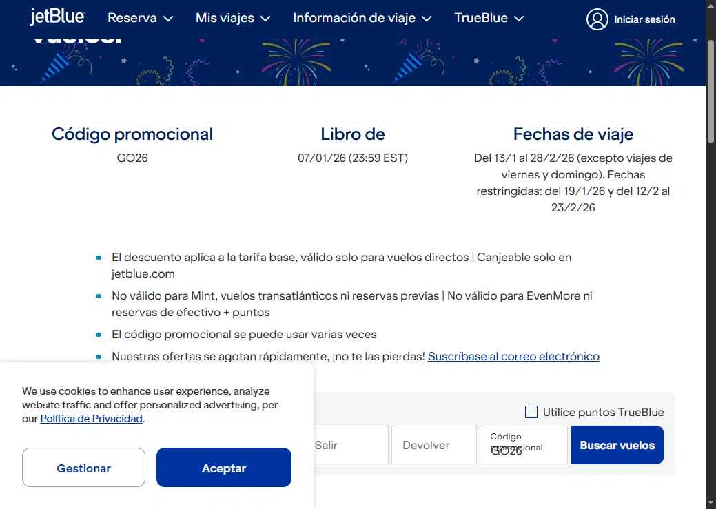 JetBlue Promo Codes - 100% Off (9 Verified) Feb 2026