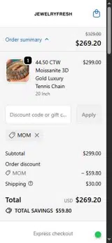 mom coupon verification screenshot